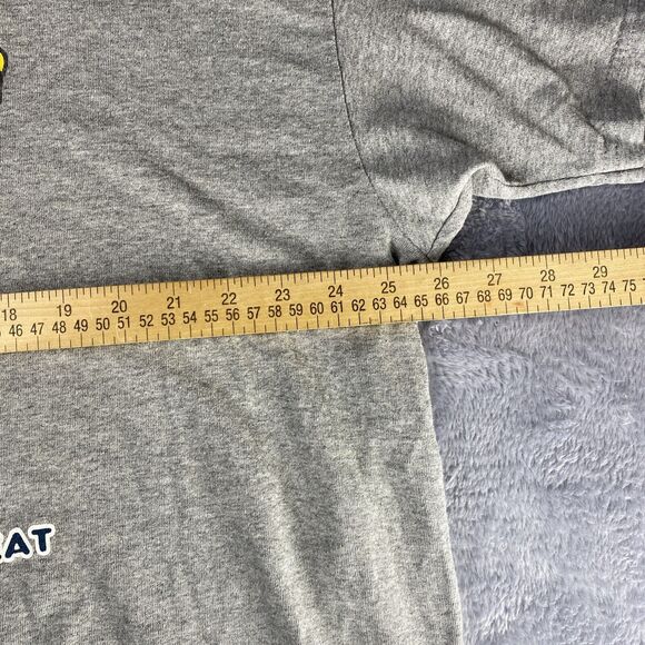 Vintage‎ Homer Simpson Size XXL Exercise Donut Curl T shirt Y2K - Picture 7 of 8